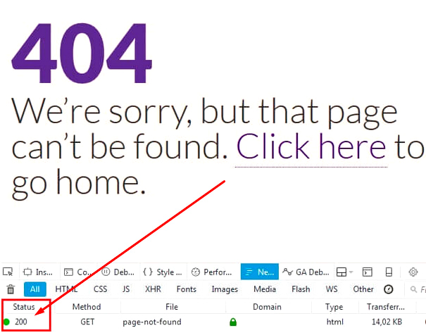Ошибка 404
