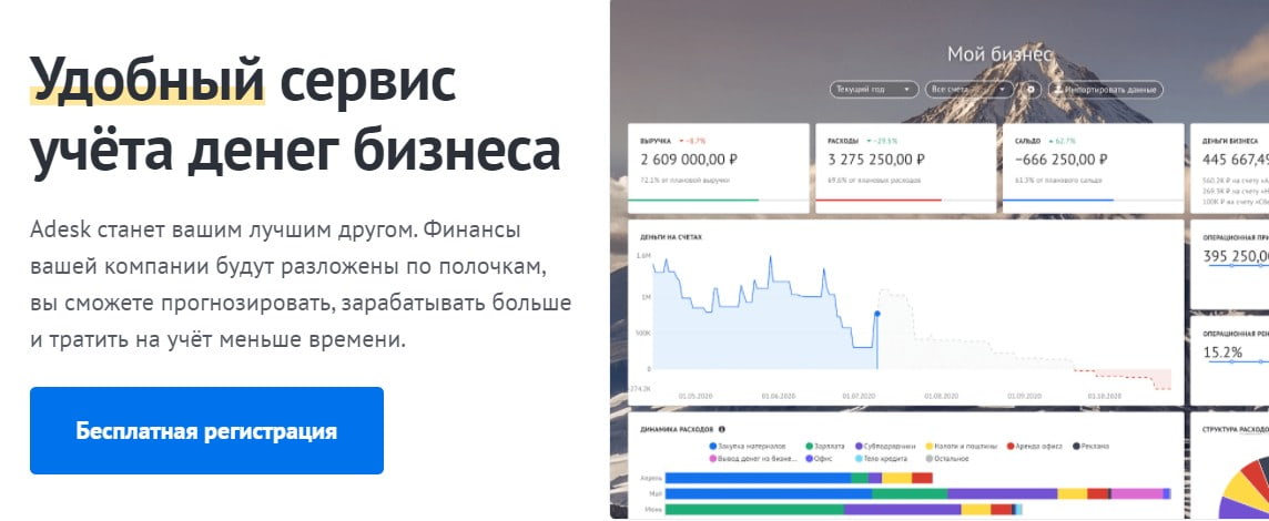 На изображении: открыть сервис Adesk открыть сервис Adesk