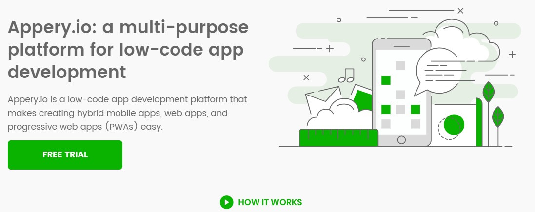 Изображение — открыть сервис Appery.io открыть сервис Appery.io