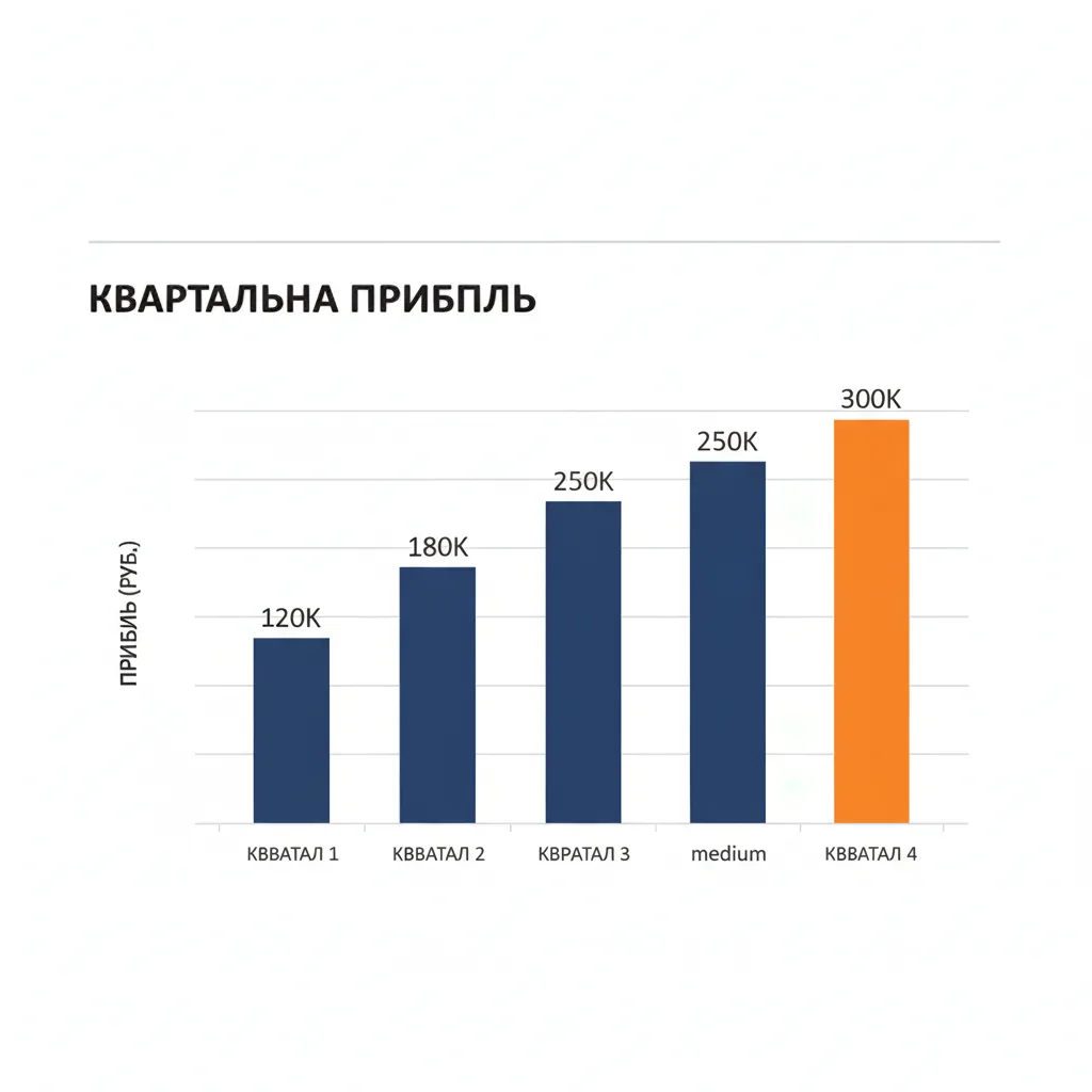 Инфографика со столбчатой диаграммой из Nano Banana Pro