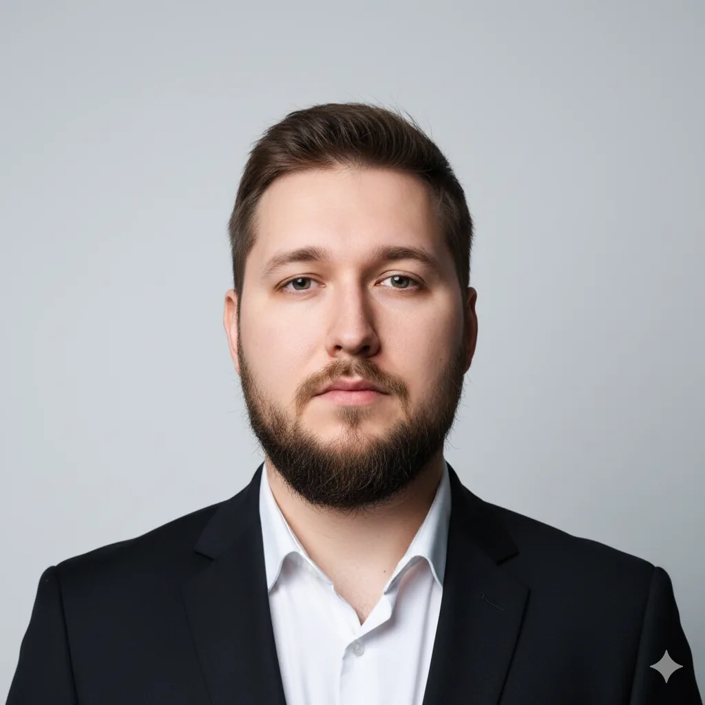 Фото на документы и резюме, созданное в Nano Banana Pro