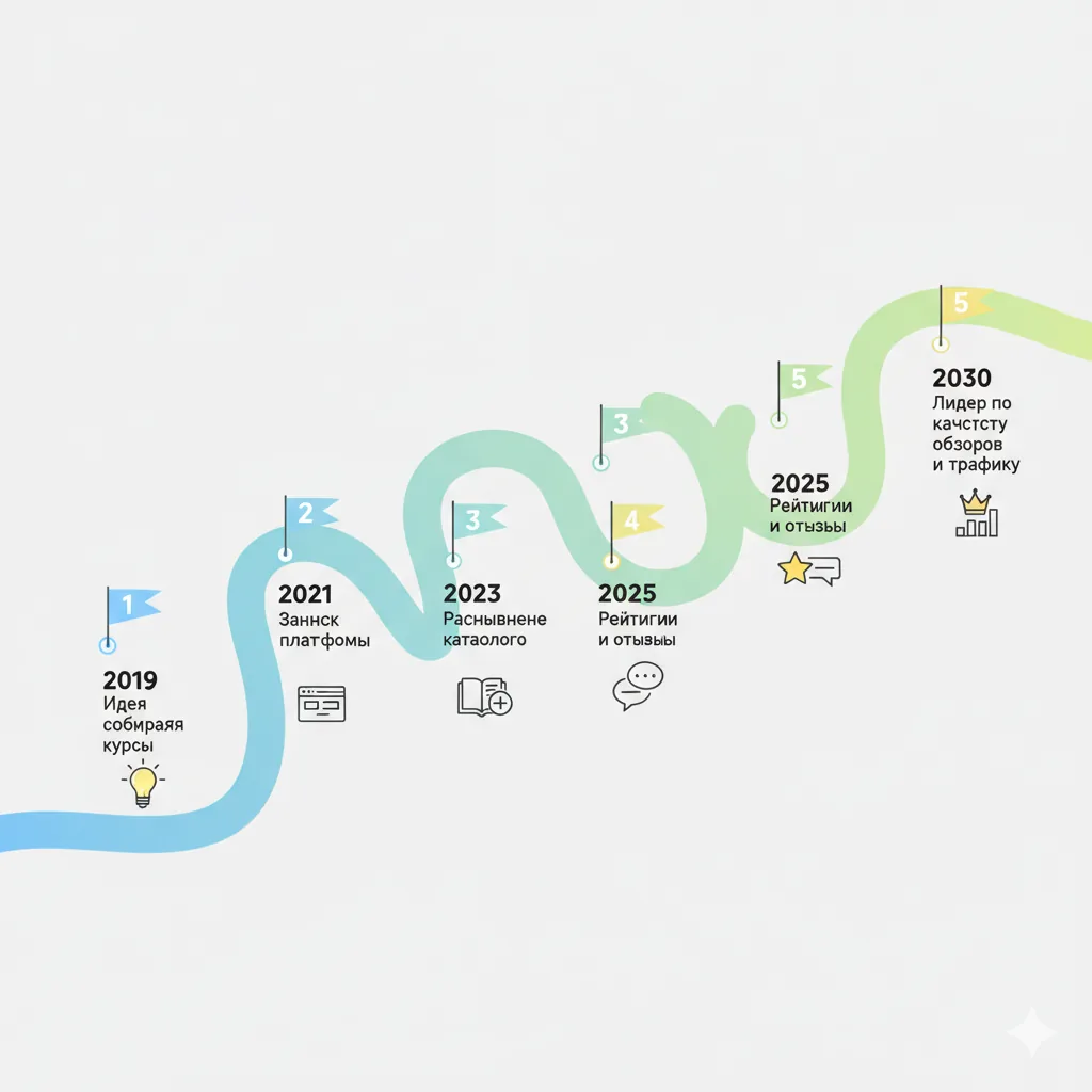 Инфографика-roadmap с этапами из Nano Banana Pro