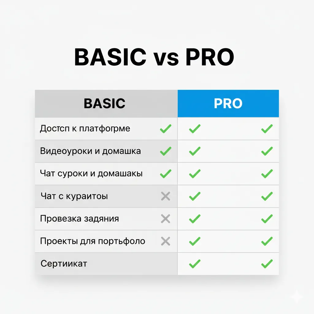Постер со сравнительной таблицей из Nano Banana Pro