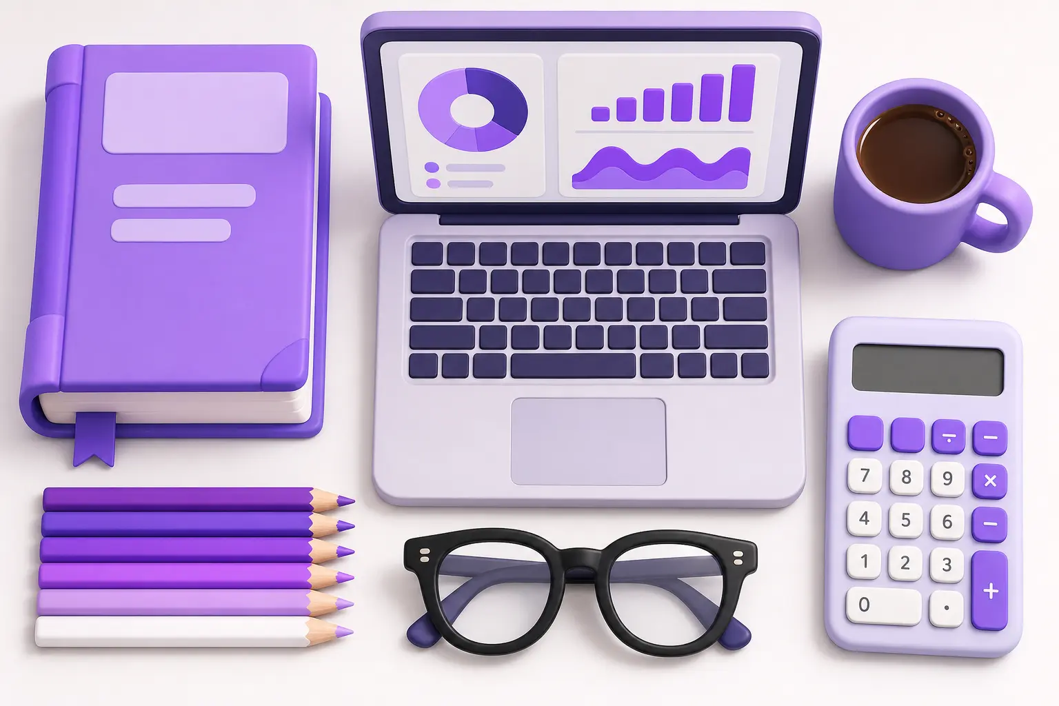 Предметы для поступления на Data Scientist: учебник, ноутбук, калькулятор