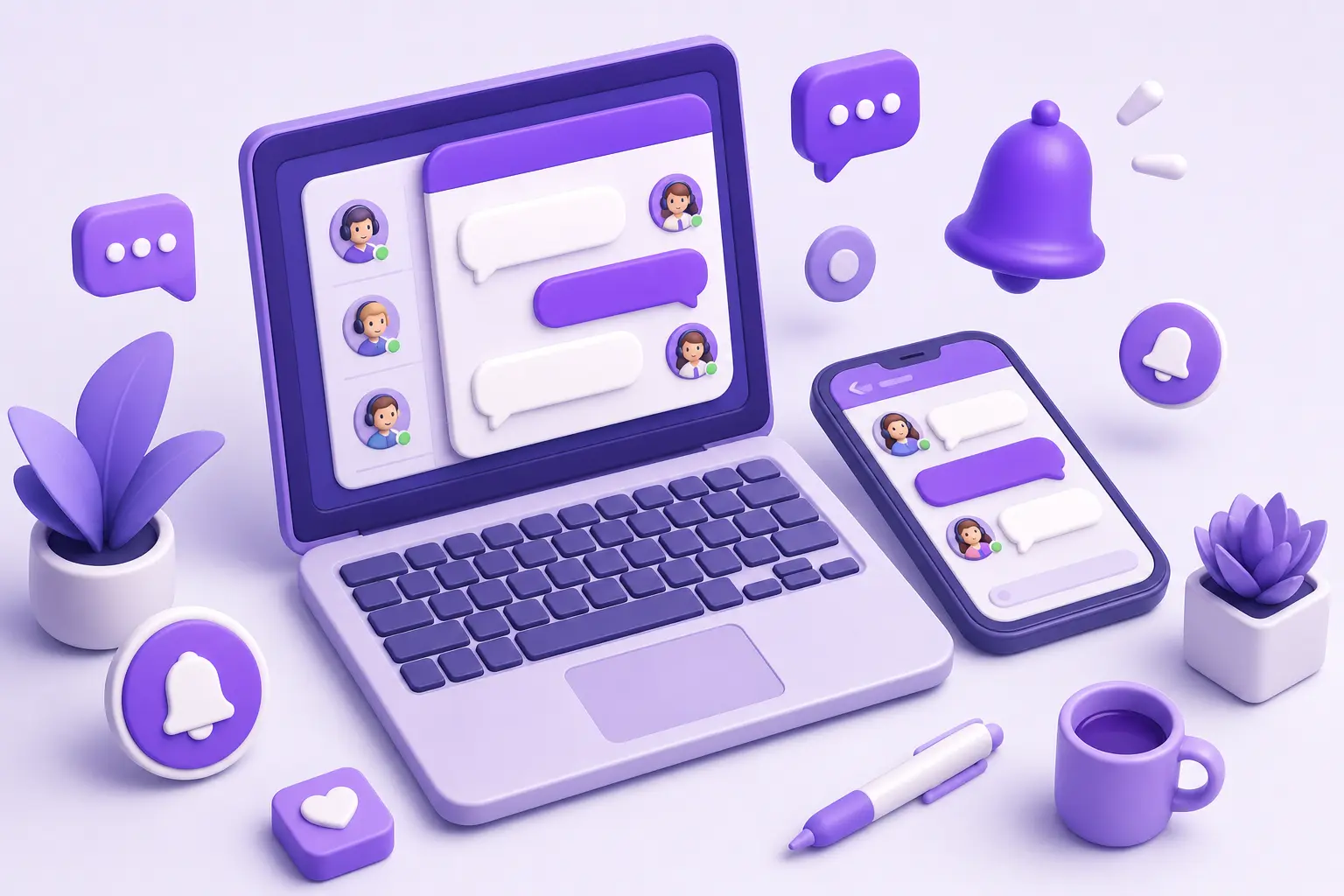 Приложения Jivo для компьютера и смартфона