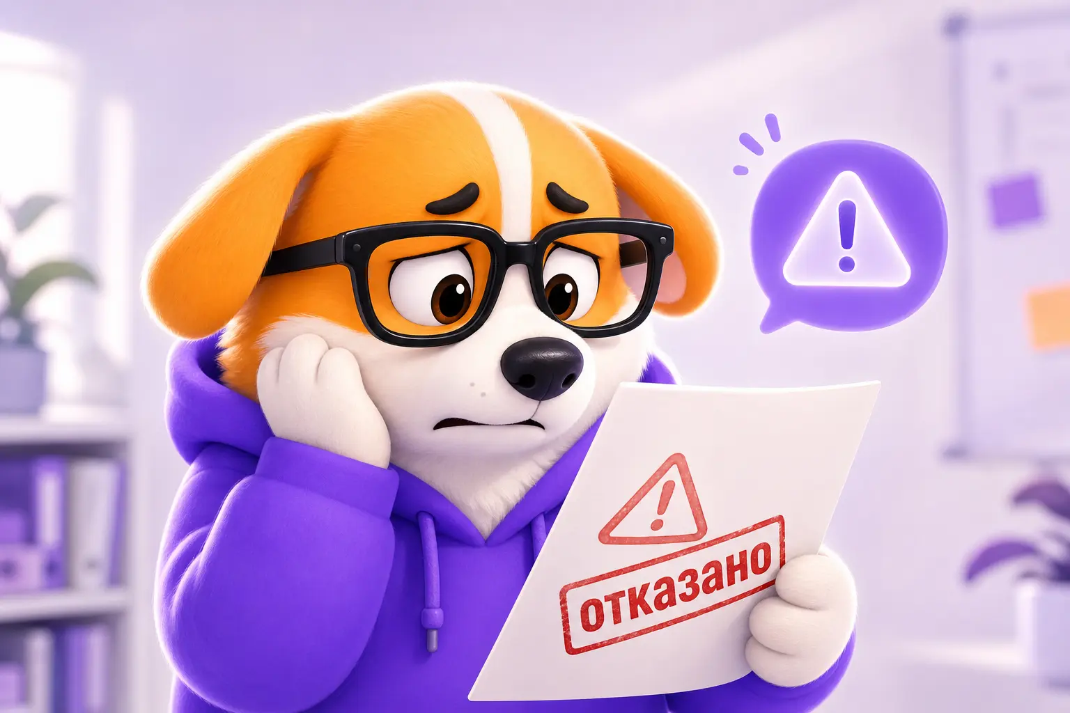 Корги Рой расстроен из-за отказа налоговой в вычете за обучение