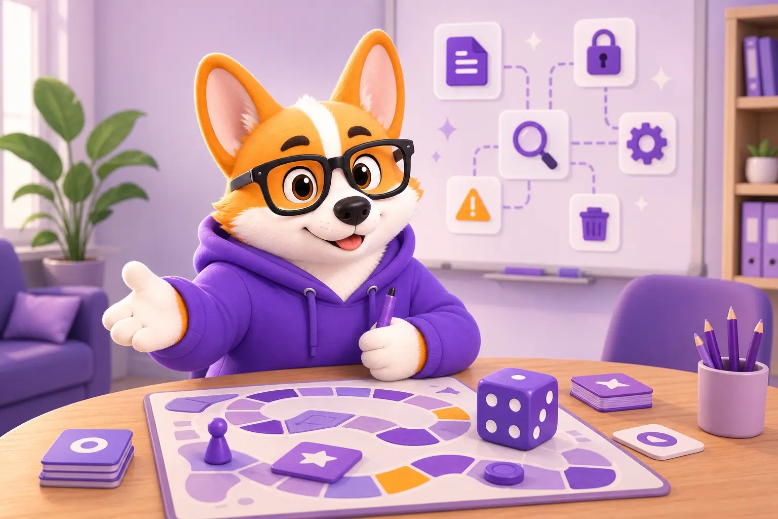 Игропрактик Рой приглашает за стол с игровым полем