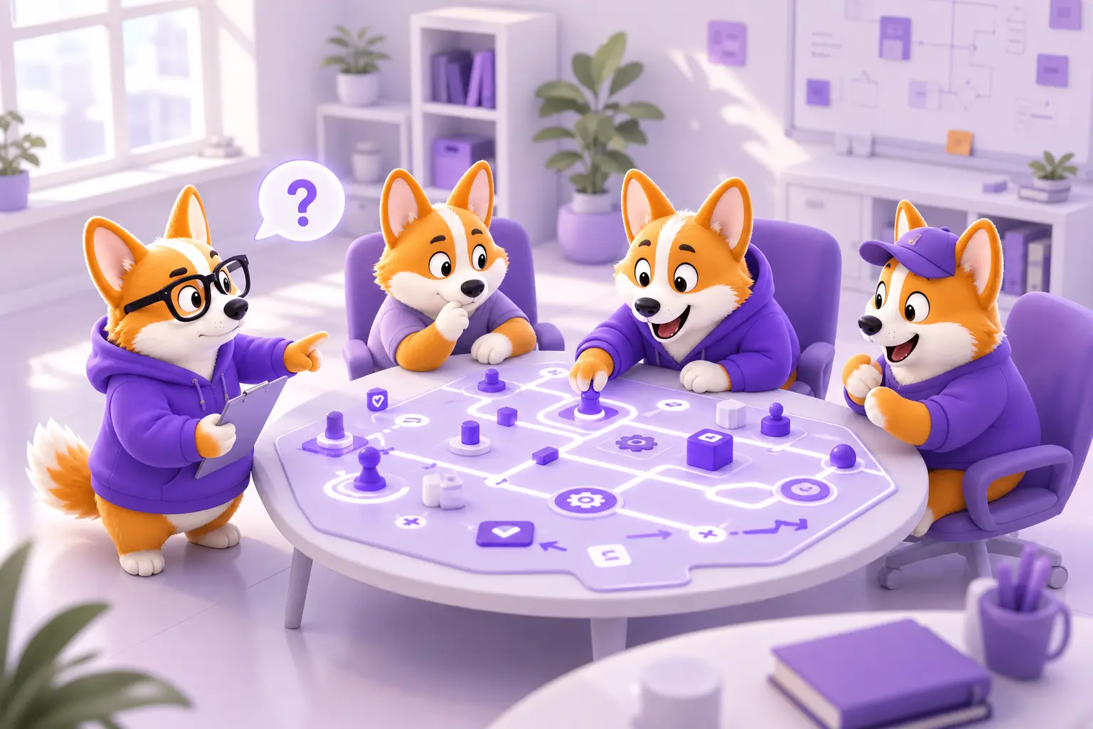 Игровая сессия: ведущий и участники за трансформационной игрой