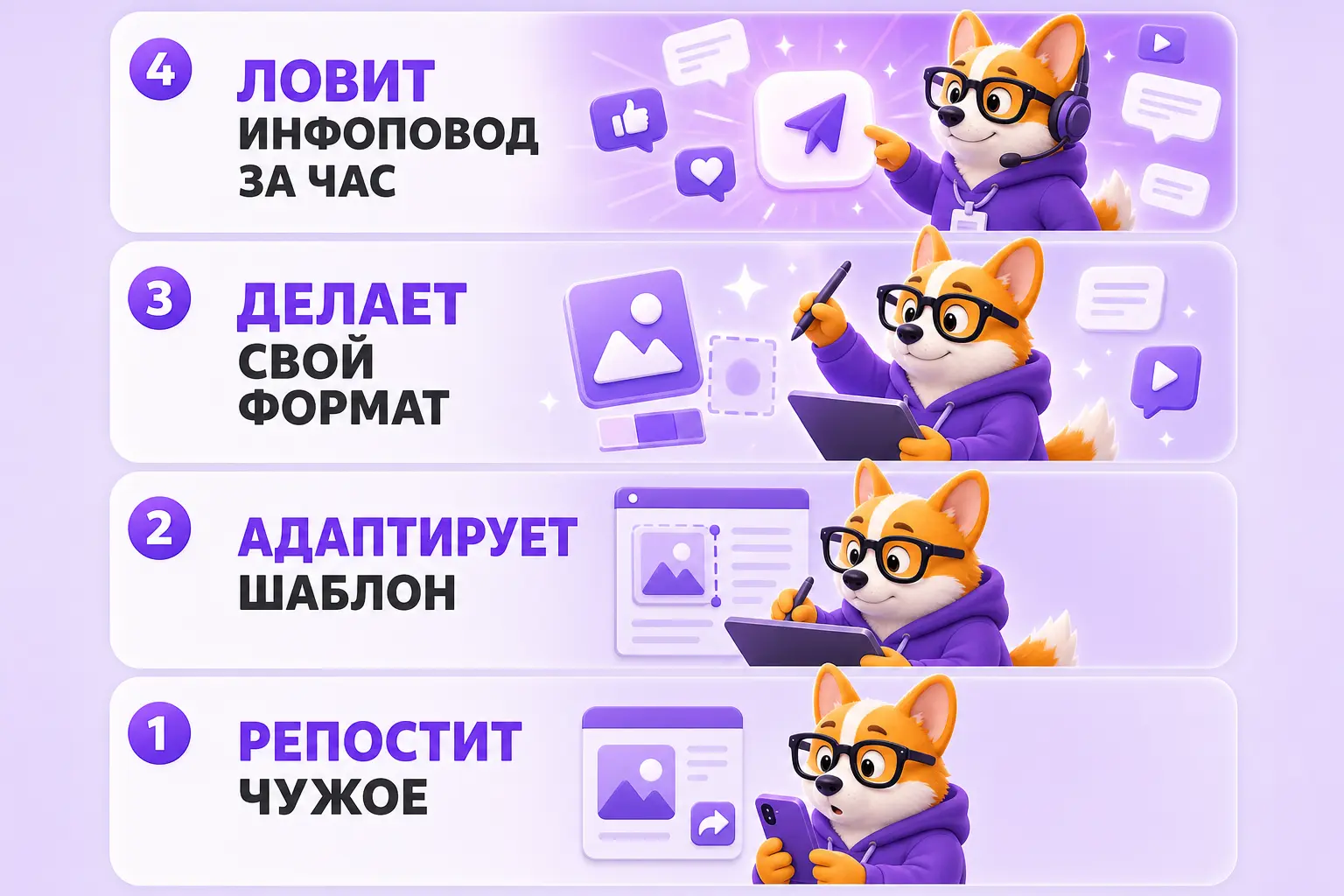 Мем: четыре ступени роста мемолога