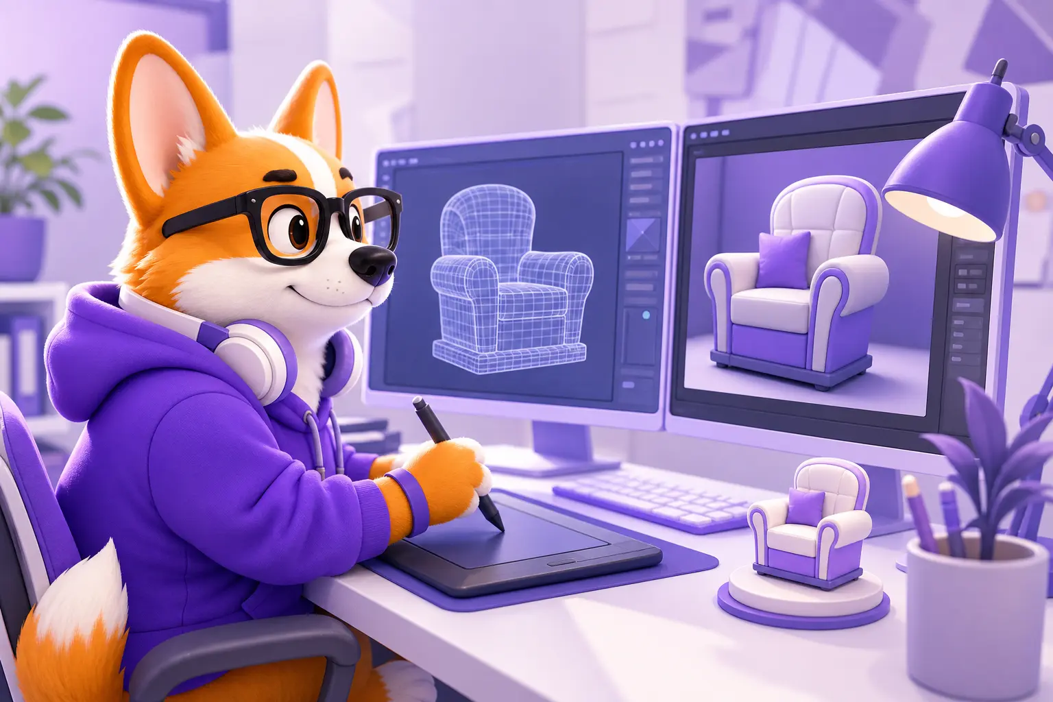 Рой за рабочим местом 3D-дизайнера