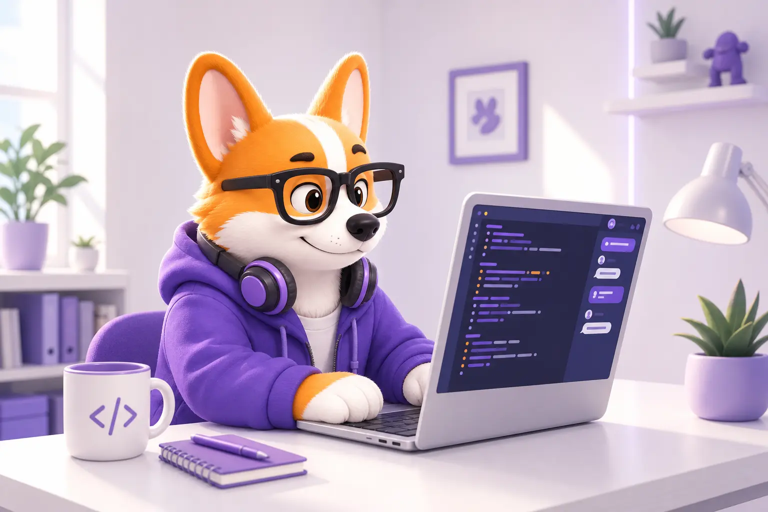 Рой-разработчик за ноутбуком подключает Gemini API Рой-разработчик за ноутбуком подключает Gemini API