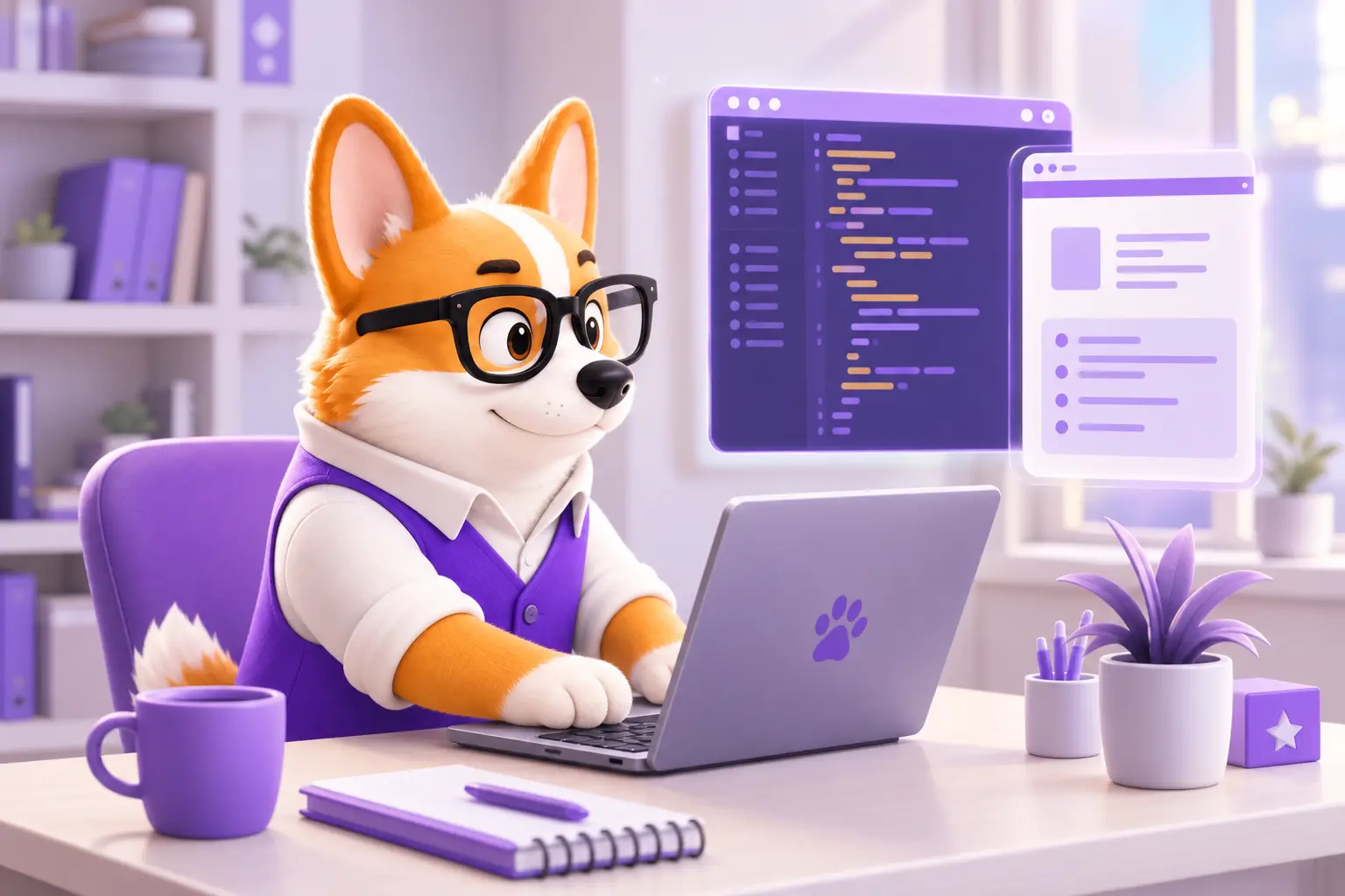 Рой пишет абзацы HTML в редакторе кода Рой пишет абзацы HTML в редакторе кода