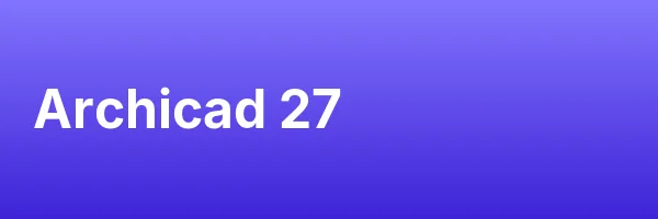 Archicad 27