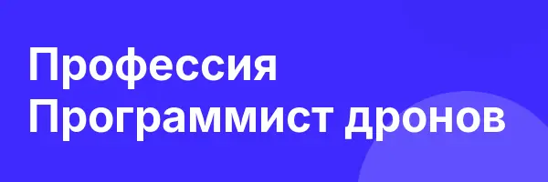 Профессия Программист дронов