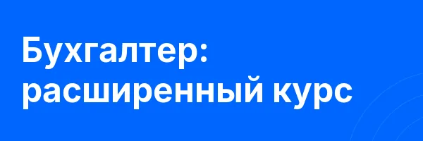 Бухгалтер: расширенный курс