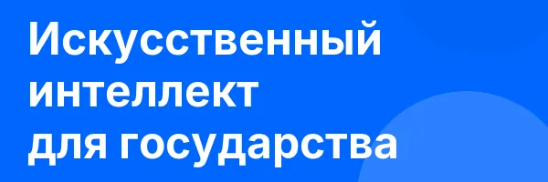 Искусственный интеллект для государства