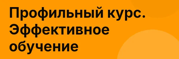 Профильный курс. Эффективное обучение