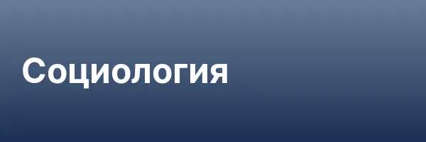 Социология