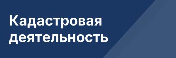 Кадастровая деятельность