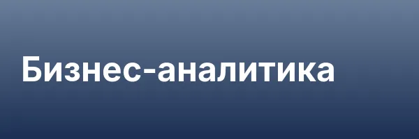 Бизнес-аналитика