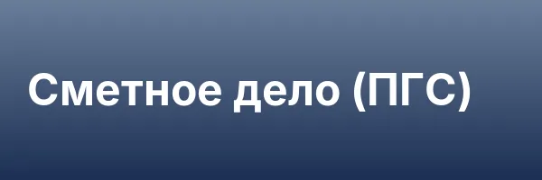 Сметное дело (ПГС)