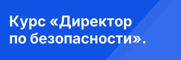Курс «Директор по безопасности».