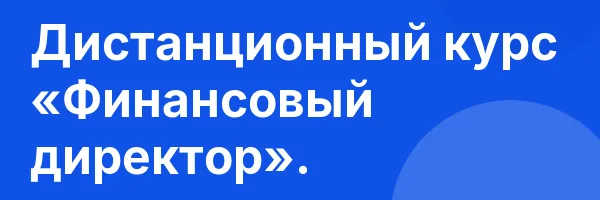Дистанционный курс «Финансовый директор».