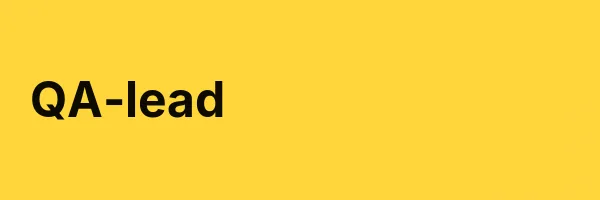 QA-lead