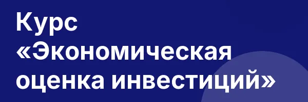 Курс «Экономическая оценка инвестиций»
