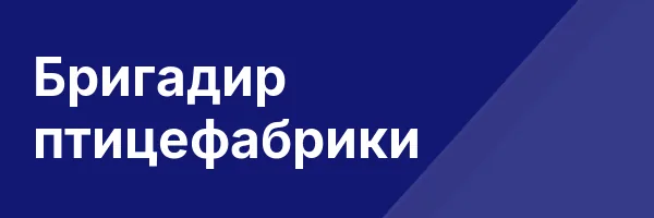 Бригадир птицефабрики