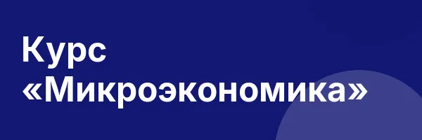 Курс «Микроэкономика»
