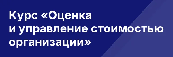 Курс «Оценка и управление стоимостью организации»
