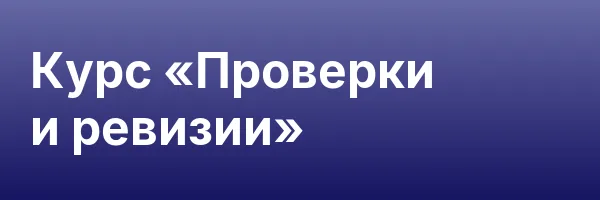 Курс «Проверки и ревизии»