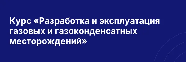 Курс «Разработка и эксплуатация газовых и газоконденсатных месторождений»