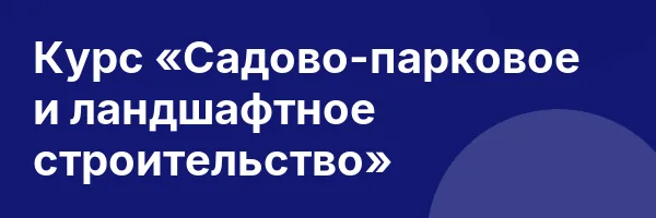 Курс «Садово-парковое и ландшафтное строительство»