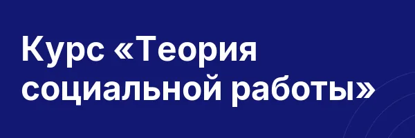 Курс «Теория социальной работы»
