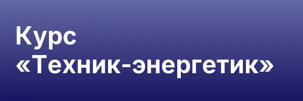 Курс «Техник-энергетик»