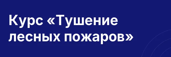 Курс «Тушение лесных пожаров»