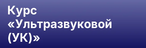 Курс «Ультразвуковой (УК)»