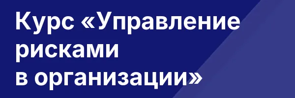 Курс «Управление рисками в организации»
