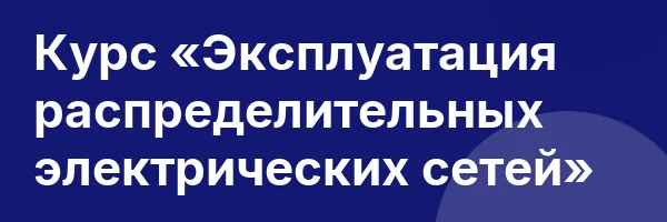 Курс «Эксплуатация распределительных электрических сетей»
