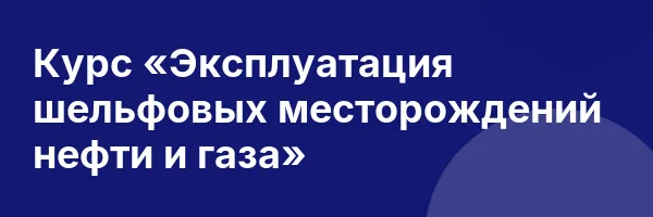 Курс «Эксплуатация шельфовых месторождений нефти и газа»