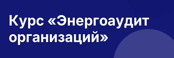 Курс «Энергоаудит организаций»