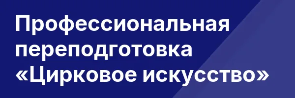 Профессиональная переподготовка «Цирковое искусство»