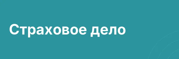 Страховое дело