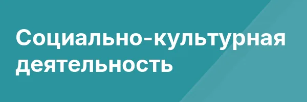 Социально-культурная деятельность