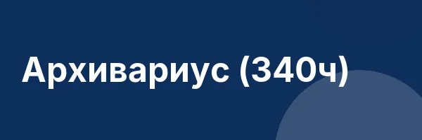 Архивариус (340ч)