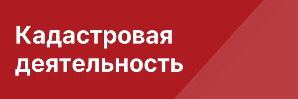 Кадастровая деятельность