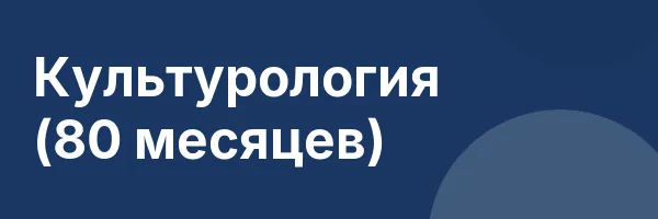 Культурология (80 месяцев)