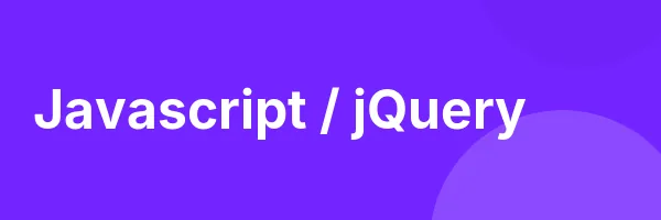 Javascript / jQuery